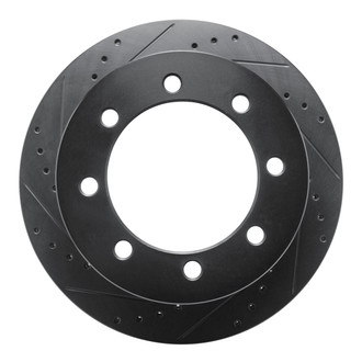 R1 Concepts® - eLINE™ Drilled and Slotted 1-Piece Rear Driver Side Brake Rotor