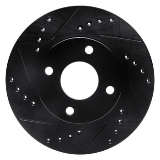 R1 Concepts® - eLINE™ Drilled and Slotted 1-Piece Front Brake Rotor