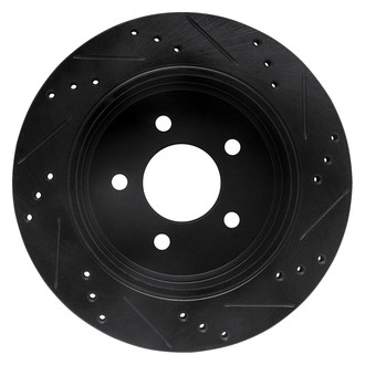 R1 Concepts® - eLINE™ Drilled and Slotted 1-Piece Brake Rotor