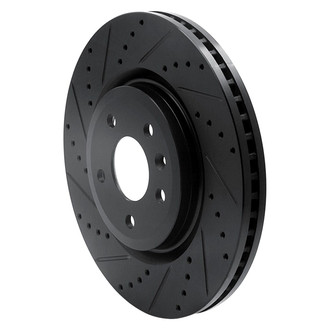 R1 Concepts® - eLINE™ Drilled and Slotted 1-Piece Front Driver Side Brake Rotor