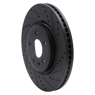 R1 Concepts® - eLINE™ Drilled and Slotted 1-Piece Front Passenger Side Brake Rotor