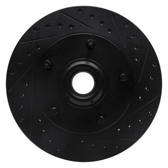 R1 Concepts® - eLINE™ Drilled and Slotted 1-Piece Front Passenger Side Brake Rotor