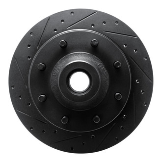 R1 Concepts® - eLINE™ Drilled and Slotted 1-Piece Front Driver Side Brake Rotor