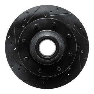 R1 Concepts® - eLINE™ Drilled and Slotted 1-Piece Front Driver Side Brake Rotor