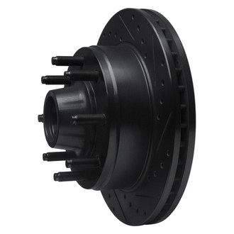 R1 Concepts® - eLINE™ Drilled and Slotted 1-Piece Front Passenger Side Brake Rotor