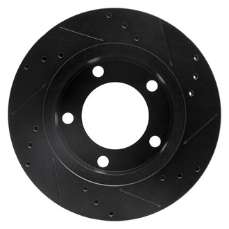 R1 Concepts® - eLINE™ Drilled and Slotted 1-Piece Front Brake Rotor