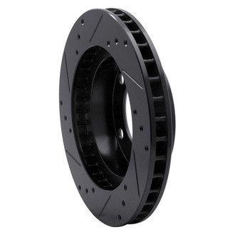 R1 Concepts® - eLINE™ Drilled and Slotted 1-Piece Front Passenger Side Brake Rotor