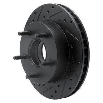 R1 Concepts® - eLINE™ Drilled and Slotted 1-Piece Front Driver Side Brake Rotor