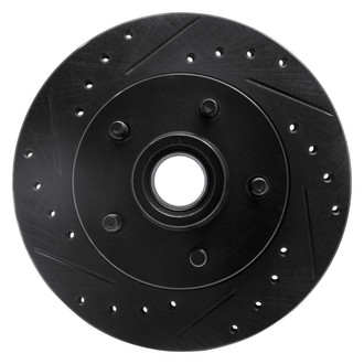 R1 Concepts® - eLINE™ Drilled and Slotted 1-Piece Front Driver Side Brake Rotor