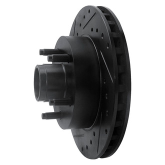 R1 Concepts® - eLINE™ Drilled and Slotted 1-Piece Front Driver Side Brake Rotor