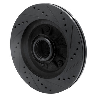 R1 Concepts® - eLINE™ Drilled and Slotted 1-Piece Front Driver Side Brake Rotor