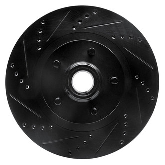 R1 Concepts® - eLINE™ Drilled and Slotted 1-Piece Front Driver Side Brake Rotor