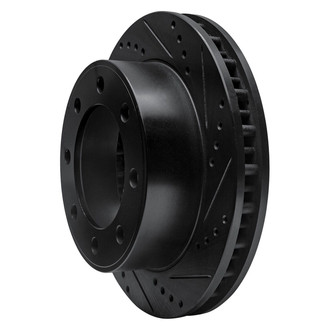 R1 Concepts® - eLINE™ Drilled and Slotted 1-Piece Front Passenger Side Brake Rotor