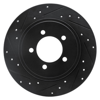 R1 Concepts® - eLINE™ Drilled and Slotted 1-Piece Brake Rotor