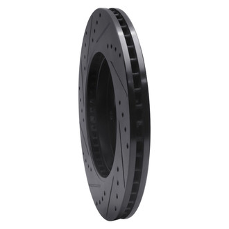 R1 Concepts® - eLINE™ Drilled and Slotted 1-Piece Front Passenger Side Brake Rotor
