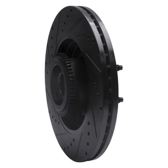R1 Concepts® - eLINE™ Drilled and Slotted 1-Piece Front Passenger Side Brake Rotor