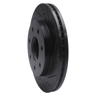 R1 Concepts® - eLINE™ Drilled and Slotted 1-Piece Front Passenger Side Brake Rotor