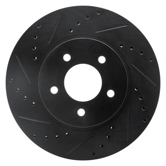 R1 Concepts® - eLINE™ Drilled and Slotted 1-Piece Front Brake Rotor