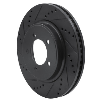R1 Concepts® - eLINE™ Drilled and Slotted 1-Piece Front Driver Side Brake Rotor