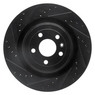 R1 Concepts® - eLINE™ Drilled and Slotted 1-Piece Front Driver Side Brake Rotor