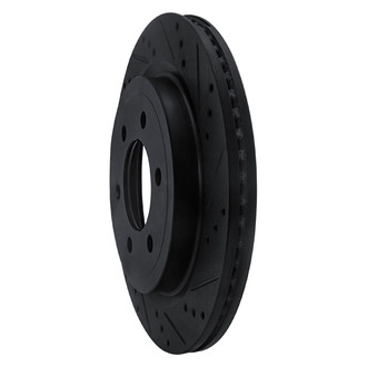 R1 Concepts® - eLINE™ Drilled and Slotted 1-Piece Rear Passenger Side Brake Rotor