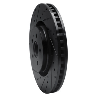 R1 Concepts® - eLINE™ Drilled and Slotted 1-Piece Front Driver Side Brake Rotor
