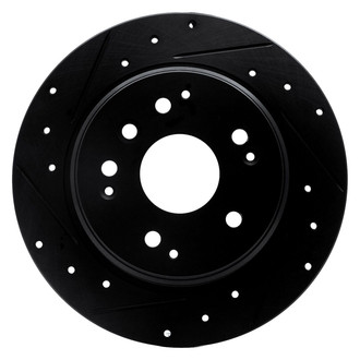 R1 Concepts® - eLINE™ Drilled and Slotted 1-Piece Brake Rotor