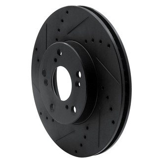R1 Concepts® - eLINE™ Drilled and Slotted 1-Piece Front Driver Side Brake Rotor
