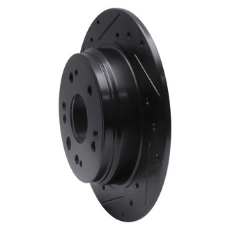 R1 Concepts® - eLINE™ Drilled and Slotted 1-Piece Rear Driver Side Brake Rotor