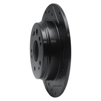 R1 Concepts® - eLINE™ Drilled and Slotted 1-Piece Rear Passenger Side Brake Rotor