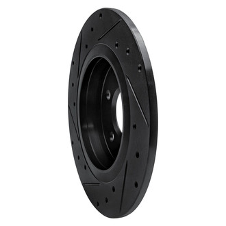 R1 Concepts® - eLINE™ Drilled and Slotted 1-Piece Rear Passenger Side Brake Rotor