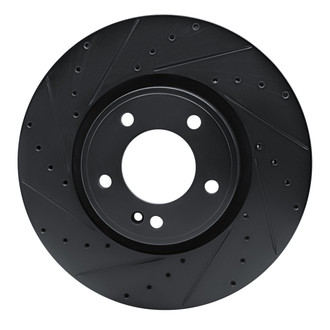 R1 Concepts® - eLINE™ Drilled and Slotted 1-Piece Front Driver Side Brake Rotor