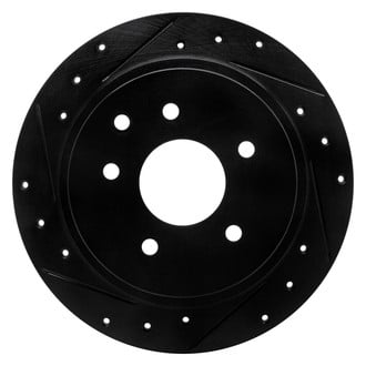 R1 Concepts® - eLINE™ Drilled and Slotted 1-Piece Brake Rotor