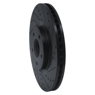 R1 Concepts® - eLINE™ Drilled and Slotted 1-Piece Front Passenger Side Brake Rotor