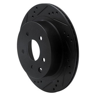 R1 Concepts® - eLINE™ Drilled and Slotted 1-Piece Rear Driver Side Brake Rotor