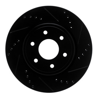 R1 Concepts® - eLINE™ Drilled and Slotted 1-Piece Front Passenger Side Brake Rotor