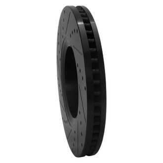 R1 Concepts® - eLINE™ Drilled and Slotted 1-Piece Front Passenger Side Brake Rotor