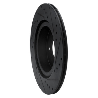 R1 Concepts® - eLINE™ Drilled and Slotted 1-Piece Rear Driver Side Brake Rotor