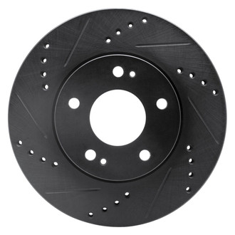 R1 Concepts® - eLINE™ Drilled and Slotted 1-Piece Front Brake Rotor