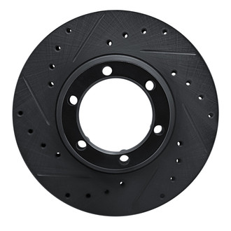 R1 Concepts® - eLINE™ Drilled and Slotted 1-Piece Front Driver Side Brake Rotor