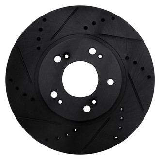 R1 Concepts® - eLINE™ Drilled and Slotted 1-Piece Front Driver Side Brake Rotor