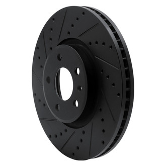 R1 Concepts® - eLINE™ Drilled and Slotted 1-Piece Front Driver Side Brake Rotor