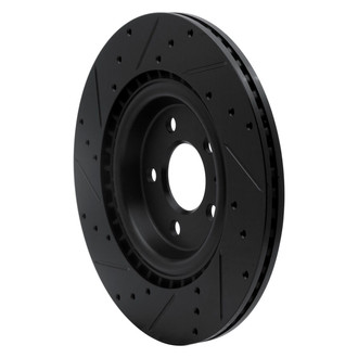 R1 Concepts® - eLINE™ Drilled and Slotted 1-Piece Rear Passenger Side Brake Rotor