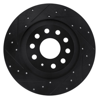 R1 Concepts® - eLINE™ Drilled and Slotted 1-Piece Brake Rotor