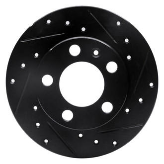 R1 Concepts® - eLINE™ Drilled and Slotted 1-Piece Rear Driver Side Brake Rotor