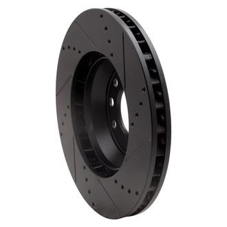 R1 Concepts® - eLINE™ Drilled and Slotted 1-Piece Front Passenger Side Brake Rotor