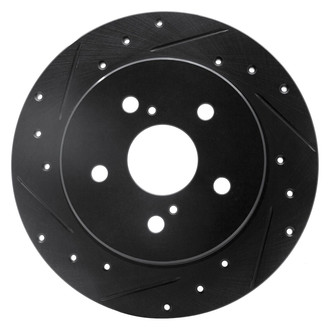 R1 Concepts® - eLINE™ Drilled and Slotted 1-Piece Brake Rotor
