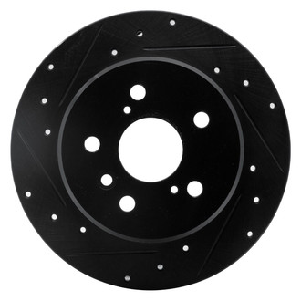 R1 Concepts® - eLINE™ Drilled and Slotted 1-Piece Brake Rotor