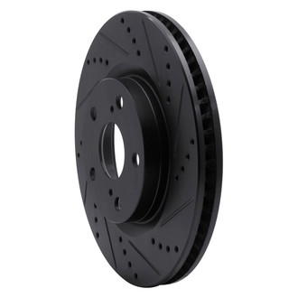 R1 Concepts® - eLINE™ Drilled and Slotted 1-Piece Front Passenger Side Brake Rotor