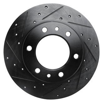 R1 Concepts® - eLINE™ Drilled and Slotted 1-Piece Front Brake Rotor